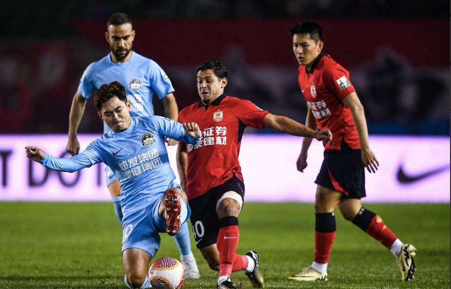 德信app下载-泰达战平申花，保级形势稍显改善