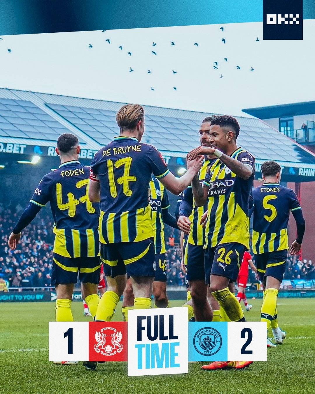 曼城憾负马德里竞技，欧冠四强之路岌岌可危